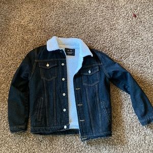 Fleece lined sherpa jacket